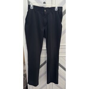 Under Armour Men's 32/32 Dark‎ Gray/Black Activewear Mesh Stretch Trouser Pants